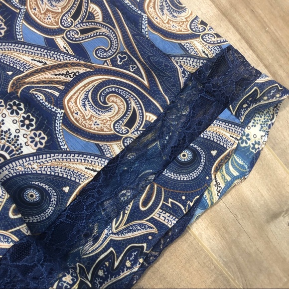 Alice + Olivia Cari blue mosaic paisley dress - Picture 4 of 7